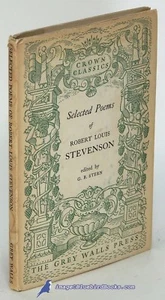 Selected Poems of Robert Louis STEVENSON: Grey Walls Press VG HC/VG- DJ 80723 - Picture 1 of 1