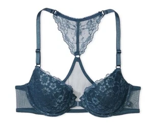 Victoria’s Secret Sexy Tee Lightly-Lined Demi Bra Lace Front Close 36 D - Picture 1 of 9