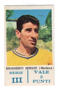 CALCIO FIGURINA CALCIATORI 1963-64 BRIGHENTI MODENA CARTONATA (cm 4,5 x 7,2) - Picture 1 of 1