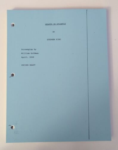 2000 Hearts In Atlantis Screenplay Second Draft By William Goldman Stephen King