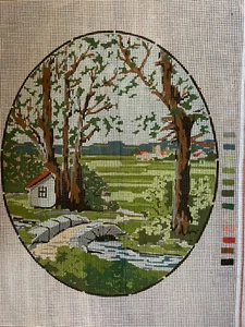 needlepoint canvas 30x40 Cm Spring Temeljkovic Canvas Only - Picture 1 of 1