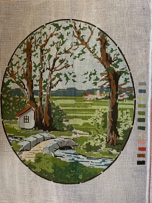 needlepoint canvas 30x40 Cm Spring Temeljkovic Canvas Only - Image 1 of 4