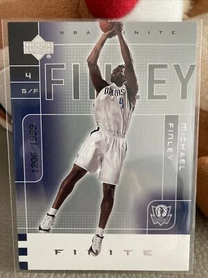 NBA Upper Deck Finite 2002-03 Michael Finley Dallas Mavericks - Image 1 of 2