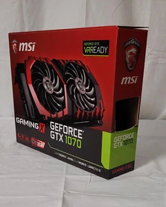 *** BOX ONLY *** MSI NVIDIA Gaming X GeForce GTX 1070 - Picture 1 of 4