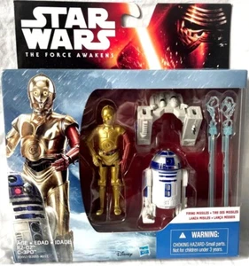 FIGURAS DE ACCIÓN STAR WARS THE FORCE AWAKENS R2-D2 Y C-3PO 3,75 EDICIÓN LIMITADA - Imagen 1 de 1