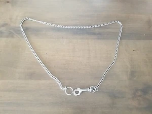 Chrome Chain Dog Pet Leash Collar 40". - Picture 1 of 2