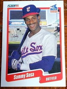 1990 FLEER SAMMY SOSA ERROR CARD WRONG D.O.B. FRESH PULL ROOKIE CARD - Picture 1 of 2