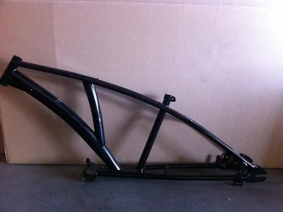 Cuadro de Bicicleta CHOPPER Negro 1" Beach Cruiser Trike Bicicleta Nuevo Foto 1 de 4