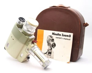 Cámara de cine Minolta Zoom 8 Super 8 + estuche y manual (repuestos) - distribuidor del Reino Unido - Imagen 1 de 7