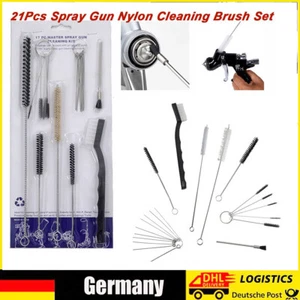 21 tlg Lackierpistole Reinigungsset Spritzpistole Airbrush Reinigungsbürsten· - Bild 1 von 16