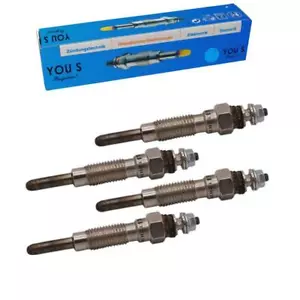 4 Piece You.S Original Glow Plugs for Nissan Urvan Box (E23) 2.2 D - Picture 1 of 2