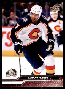 2023-24 Upper Deck Series 1 Devon Toews Rookie Colorado Avalanche #46