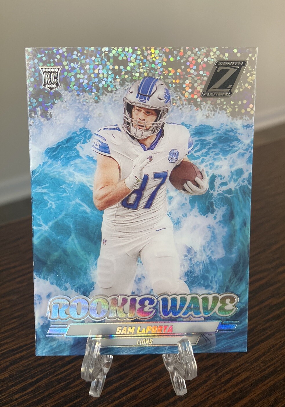 2023 Panini Zenith SAM LAPORTA Rookie Wave SPARKLE RARE SSP EBAY 1/1 RC LIONS