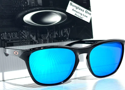 NUEVO Gafas de sol Oakley MANORBURN negras brillantes polarizadas Galaxy Jade 9479-05 Foto 1 de 4