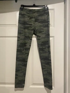 Lucky Brand Camo Leggings Women’s Size Small Green Camouflage B109 - Picture 1 of 8