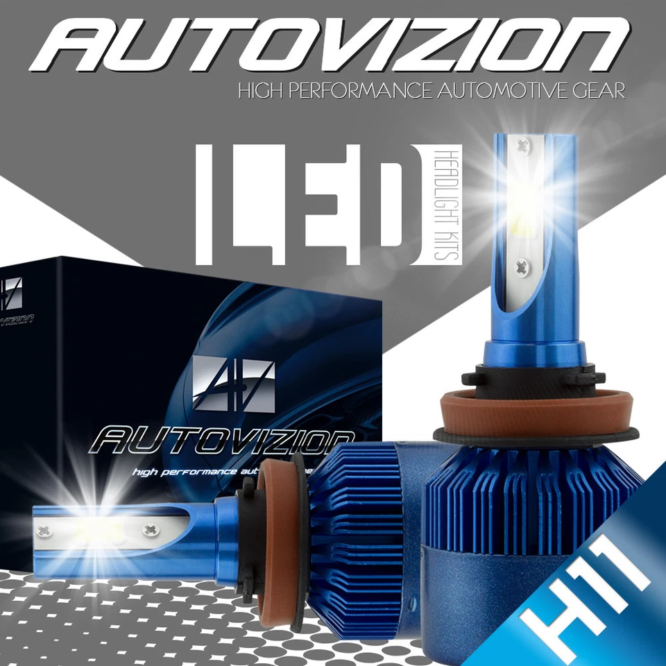 Kit faros LED HID AUTOVIZION H11 blanco para Volkswagen Routan 2009-2014 Foto 1 de 1