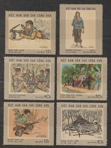 Estampillas de Vietnam del Norte 1969 Tet batallas ofensivas Scott # 546-551 MNH - Imagen 1 de 1