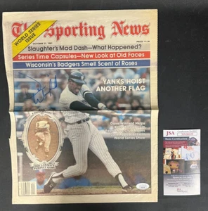 Dave Winfield Signed Sporting News Cover JSA Certified MLB New York Yankees HOF! - Picture 1 of 4