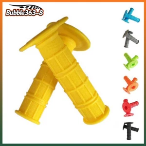 2PCS Quality Practical Motorcycle Hand Grips Dirt Bike Motocross Gel Handle Bar - Picture 1 of 14