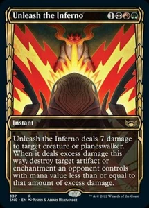 Unleash the Inferno x1 1x Showcase Streets of New Capenna NM MTG - Picture 1 of 1