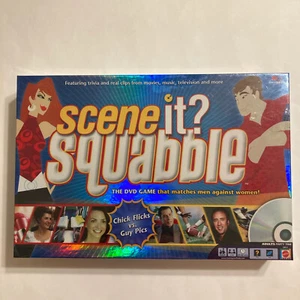 Scene It? Squabble - The DVD Game, Chick Flicks Vs Guy Picks, Adults Party Game - Picture 1 of 6