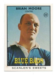1968 B Scanlens Rugby League (22) Brian MOORE (Near Mint) - Picture 1 of 2