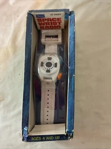 Radio de muñeca espacial Sears Roebuck de colección #51055 con caja reloj de ciencia ficción de Hong Kong - Imagen 1 de 11