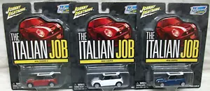 MOC Red, White, Blue Mini Coopers "The Italian Job" Johnny Lightning Die Cast - Picture 1 of 5