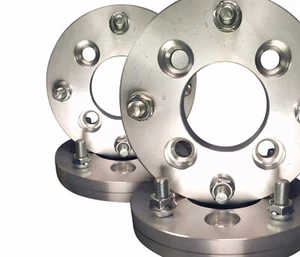 4x110 to 4x100 US Made Wheel Adapters 12x1.5 Studs 1" Thick 66.1mm Bore x 4 - Picture 1 of 6