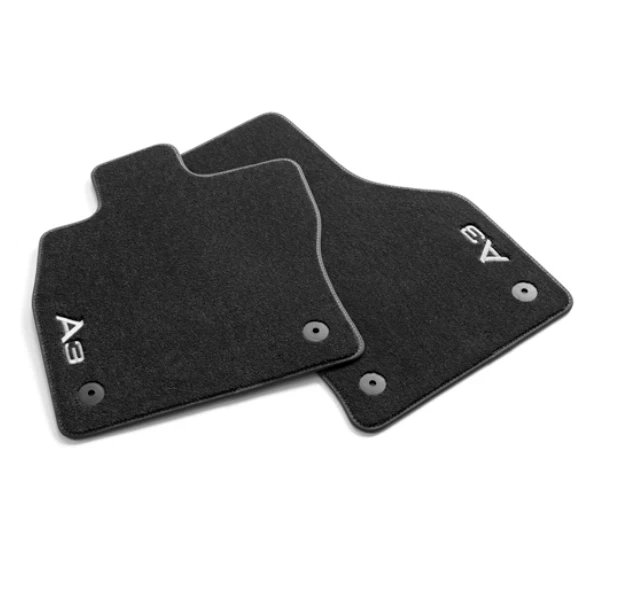 New Genuine Audi A3 2020+ Front Premium carpet mats 8Y2061275DMNO (RHD) - Image 1 of 1