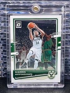 GIANNIS ANTETOKOUNMPO - Tarjeta de baloncesto Donruss Optic Chrome NBA como nueva - Imagen 1 de 3