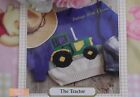 Vintage Tractor Jumper Knitting Pattern In Child And Adult Sizes