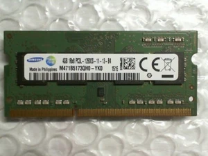 Samsung Laptop Memory 4GB 1Rx8 PC3L-12800S- M471B5173QH0-YK0 - Picture 1 of 2