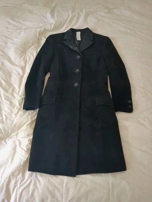 ШИКАРНЫЙ!! Винтажный Gianni Versace Couture шерсти Angora пальто бушлат кнопка XS Sm - Изображение 1 из 4