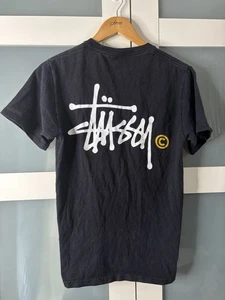 RAR Stussy Logo T Shirt Small Kurzarm Tagging Graffiti Schwarz Unisex - Bild 1 von 11
