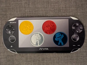 Playstation PS VITA Pre-Release Promo Coins RAR 2012 4er Set mit Halter - Bild 1 von 3