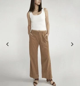 Silver Jeans Co Womens Wide Leg Mid Rise Pants - Picture 1 of 6