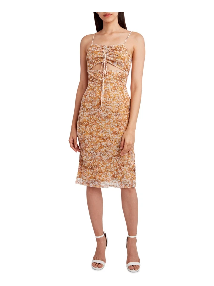 BCBGeneration ALL OVER ANIMAL Women's with Cut Out Mini Dress US 2X-Small