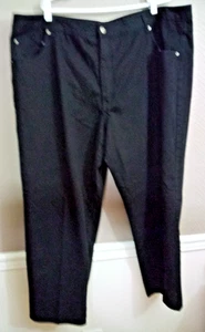 Vintage LA Blues Jeans Women 28W Black Straight Leg Dark Wash Y2K US - Picture 1 of 6
