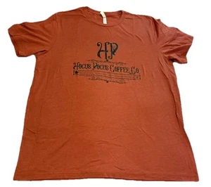 Unisex 2XL Bella Canvas T-Shirt - dunkelorange mit Hocus Pocus Coffee Co. Grafik - Bild 1 von 5