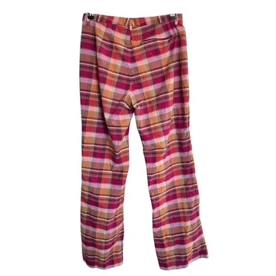 Banana Republic Plaid Long Italy Pants Women's size 6 *FLAWS* - Image 1 of 4