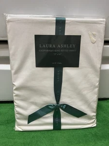 Laura Ashley California King Spannbetttuch 72” x 84” Brandneu - Bild 1 von 3