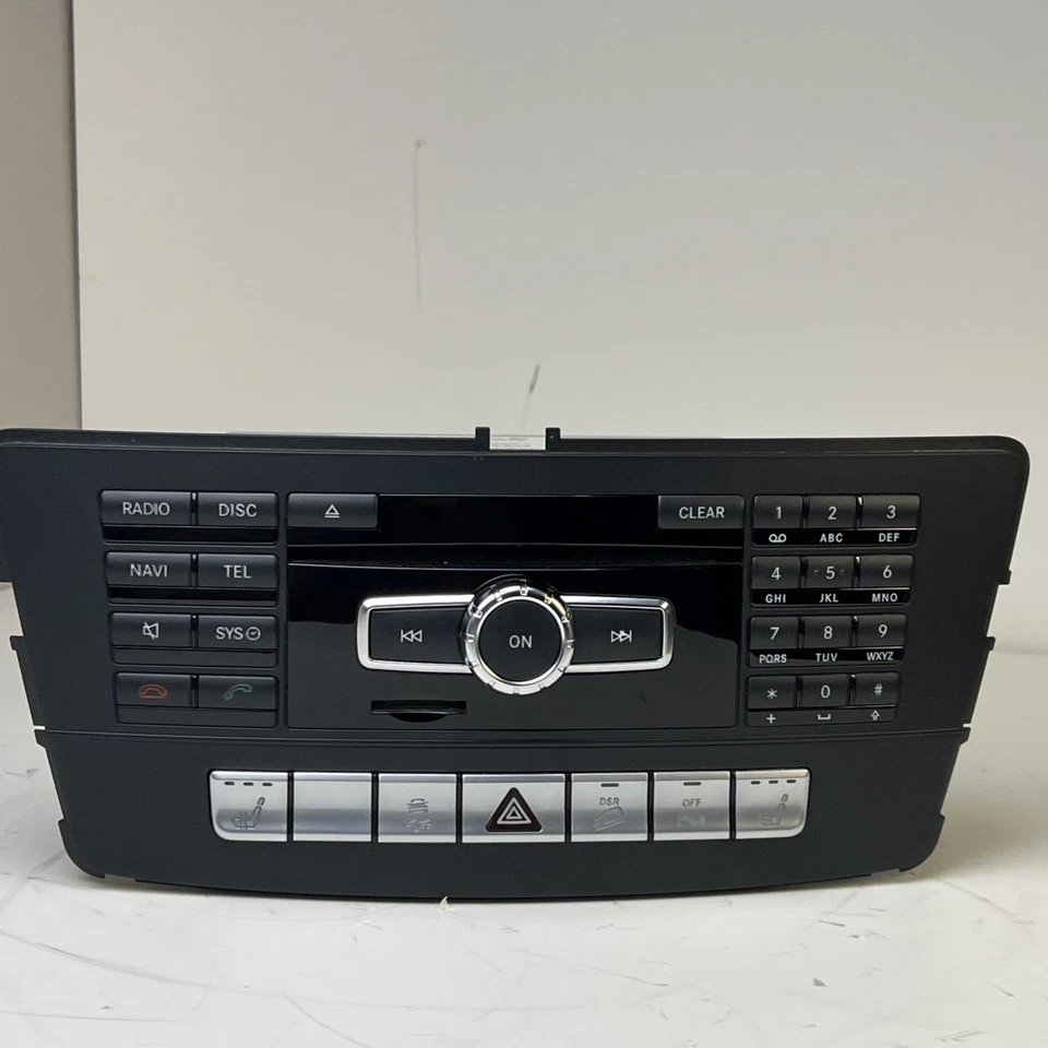 2012 MERCEDES BENZ ML350 COMMAND HEAD UNIT DVD CD AUDIO A1669000204 OEM - Image 1 of 4
