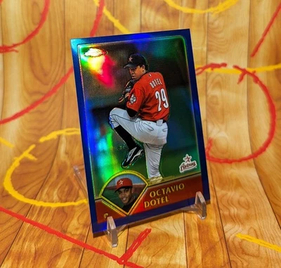 2003 Octavio Dotel /699 Topps Chrome REFRACTOR #328 Refractor Houston Astros - Image 1 of 4