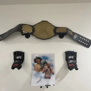 Donald Cowboy Cerrone Signed Full Size UFC BELT, GLOVES (2), & PICTURE AUTHENTIC - Picture 1 of 9