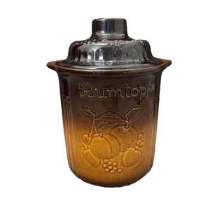 Vintage Rumtopf Rum Pot Made in West Germany 829-29 or Cookie Jar/Biscuit Barrel - Foto 1 di 24