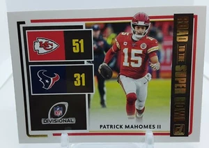 2020 Patrick Mahomes Donruss Road to the Super Bowl Divisional #RSBDR-PM CHIEFS - Picture 1 of 2