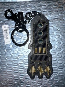 NWT RARE COACH USA NASA ROCKET KEY CHAIN PURSE CHARM Full Retail Beaded Style - Picture 1 of 3