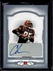 2004 Donruss Classics Chad Johnson Significant Platinum Auto #06/25 - Picture 1 of 2