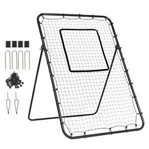 Baseball And Softball Rebounder Net 4x6 Ft PitchBack Adjustable Angles - Picture 1 of 12